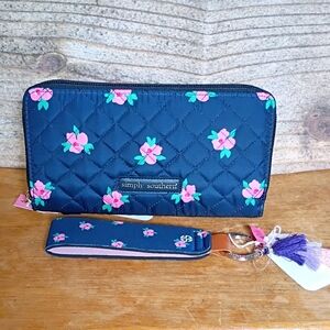 Simply Southern Floral Quilted Wallet